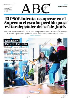 ABC MADRID 11-08-2023 página 1