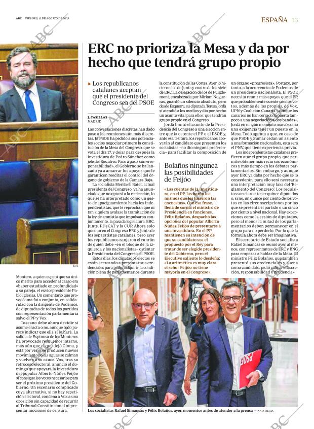 ABC MADRID 11-08-2023 página 13