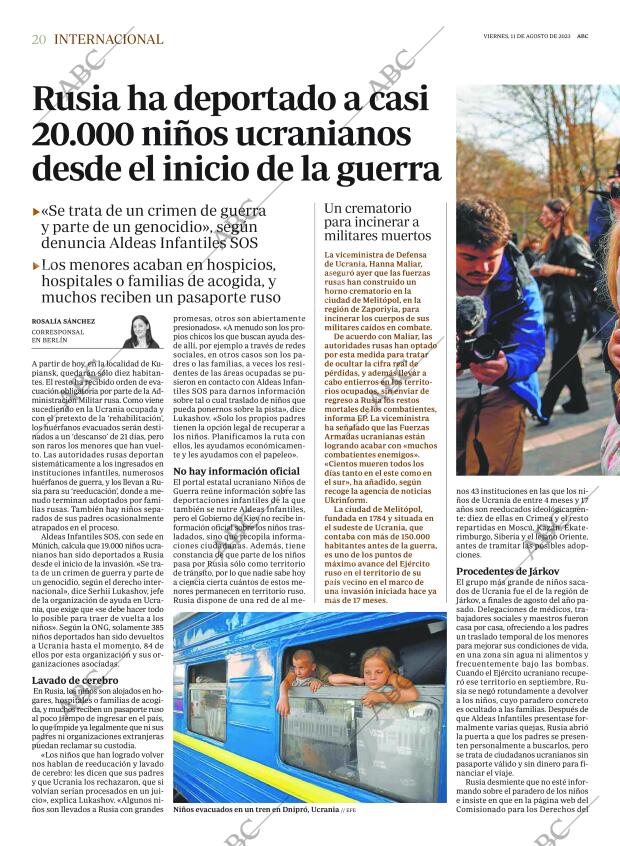ABC MADRID 11-08-2023 página 20