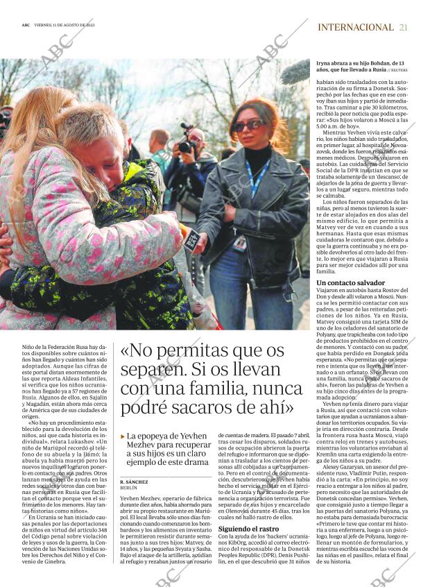 ABC MADRID 11-08-2023 página 21
