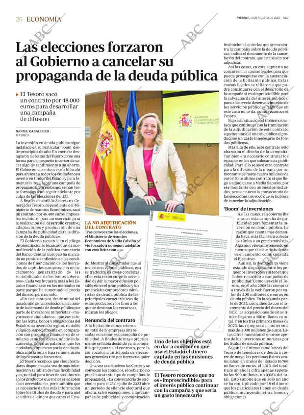 ABC MADRID 11-08-2023 página 26