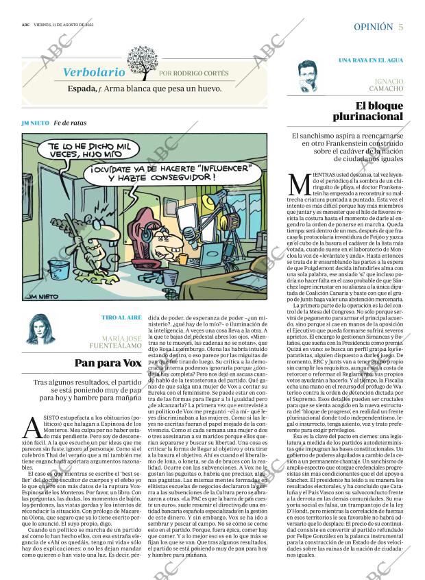 ABC MADRID 11-08-2023 página 5