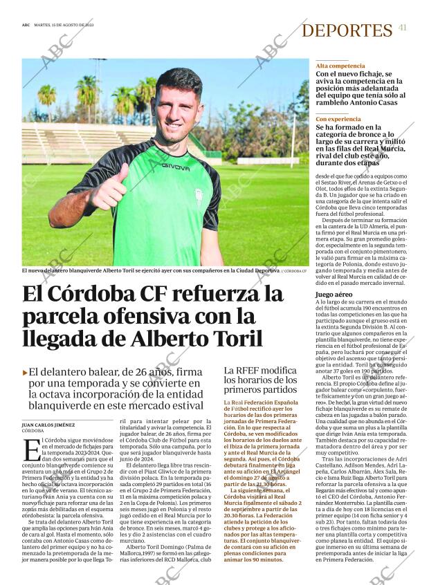 ABC CORDOBA 15-08-2023 página 41