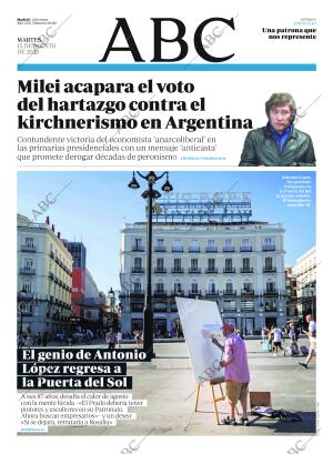 ABC MADRID 15-08-2023 página 1