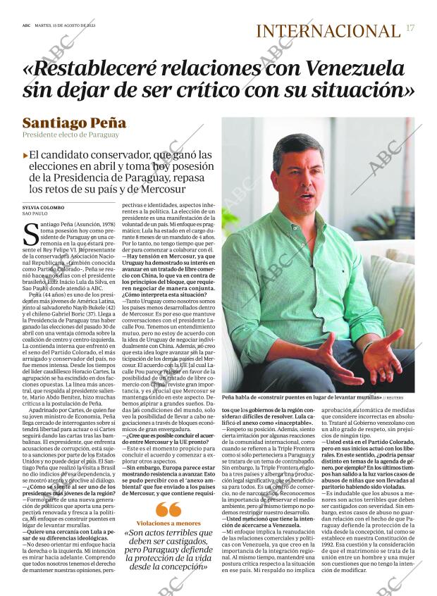 ABC MADRID 15-08-2023 página 17