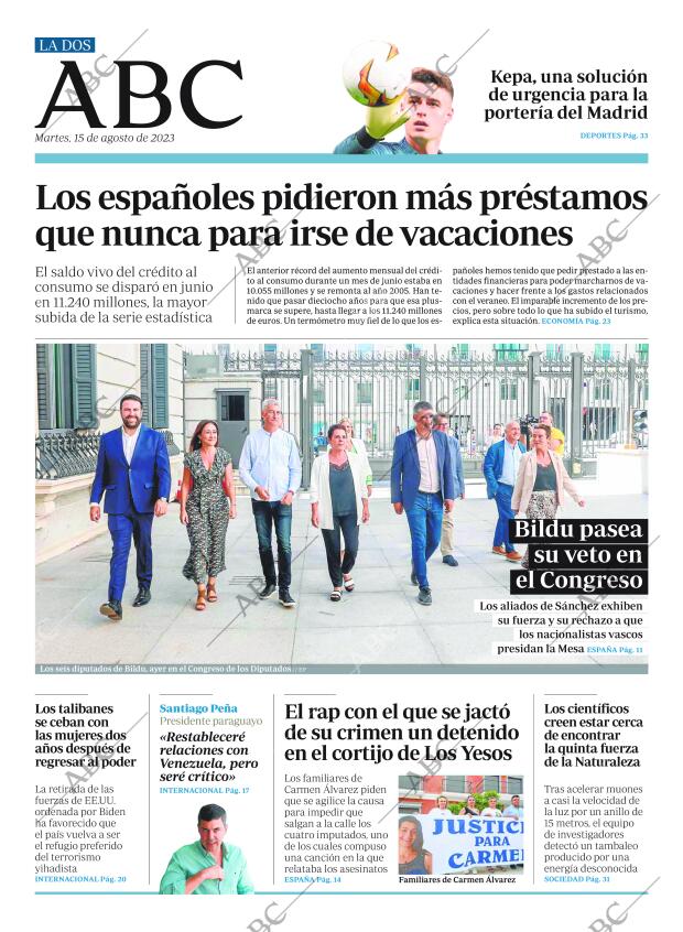 ABC MADRID 15-08-2023 página 2