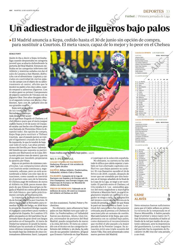 ABC MADRID 15-08-2023 página 33