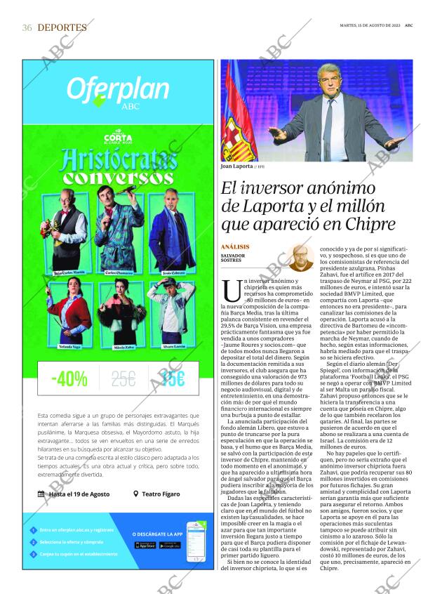 ABC MADRID 15-08-2023 página 36