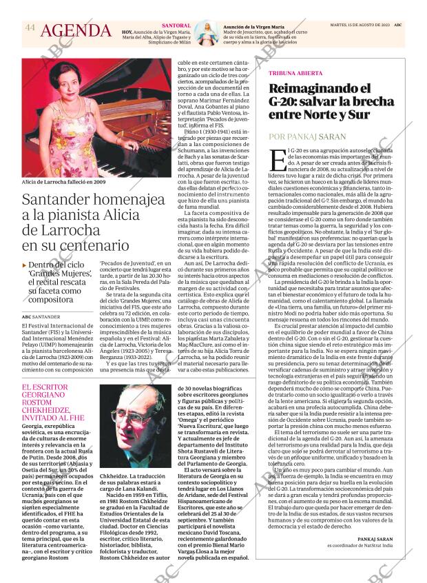 ABC MADRID 15-08-2023 página 44