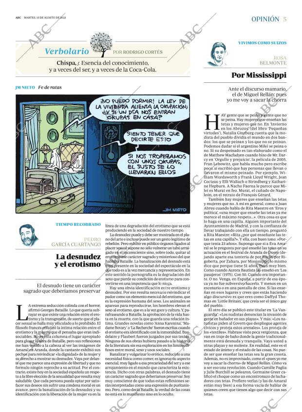 ABC MADRID 15-08-2023 página 5