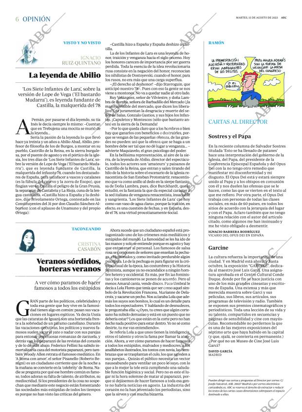 ABC MADRID 15-08-2023 página 6