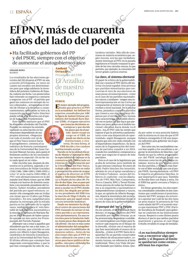 ABC MADRID 16-08-2023 página 12