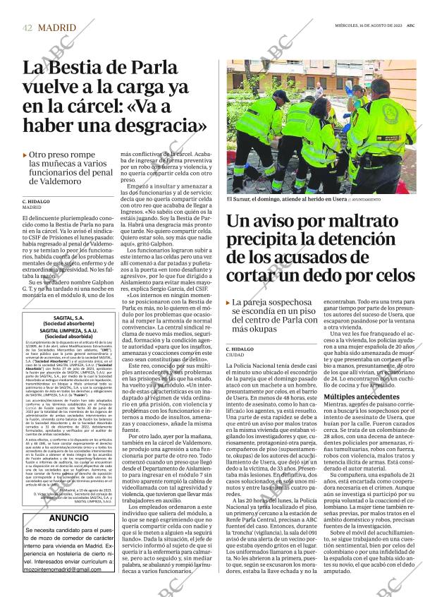 ABC MADRID 16-08-2023 página 42