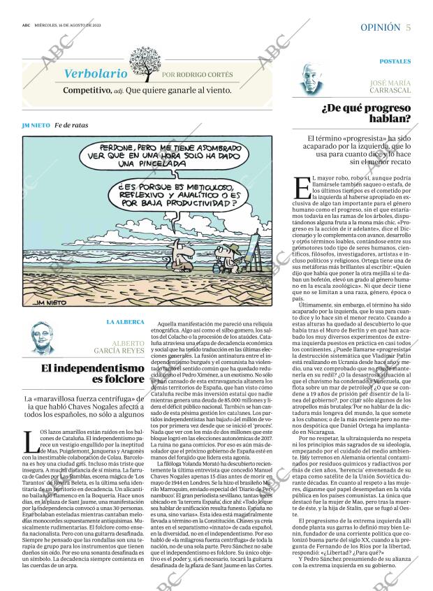 ABC MADRID 16-08-2023 página 5