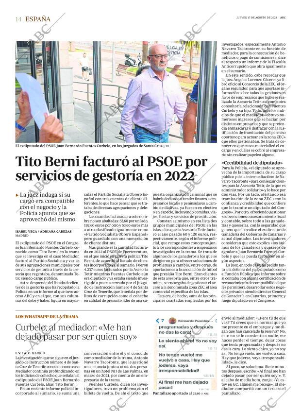 ABC MADRID 17-08-2023 página 14