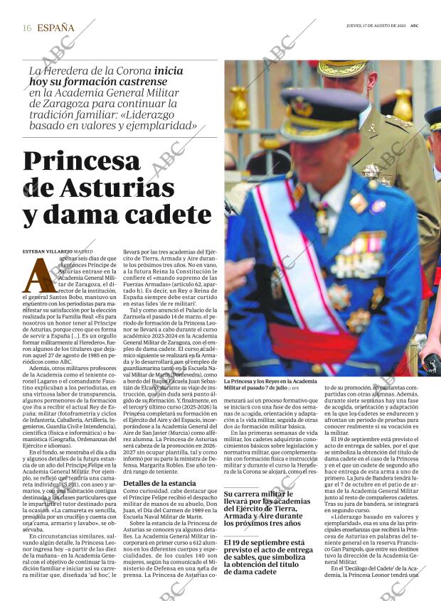 ABC MADRID 17-08-2023 página 16