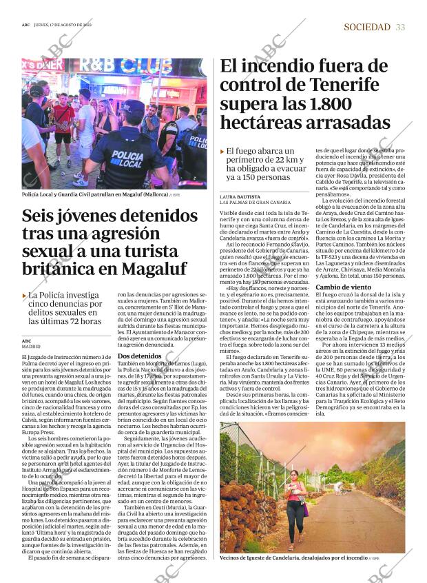 ABC MADRID 17-08-2023 página 33