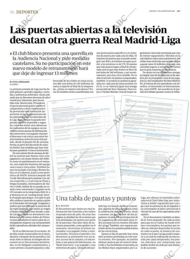 ABC MADRID 17-08-2023 página 36