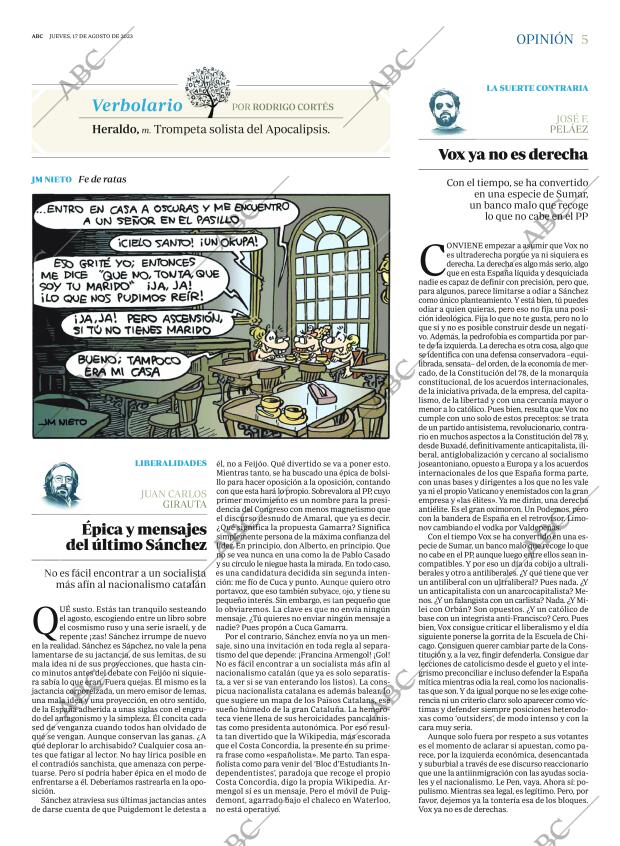 ABC MADRID 17-08-2023 página 5