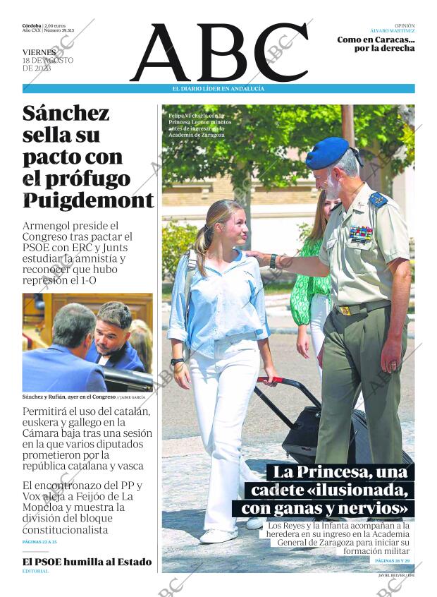 ABC CORDOBA 18-08-2023 página 1
