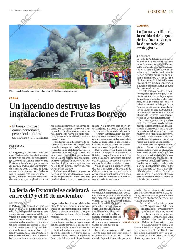 ABC CORDOBA 18-08-2023 página 15