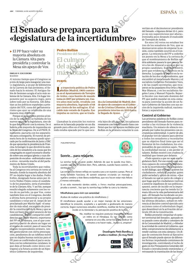 ABC MADRID 18-08-2023 página 15