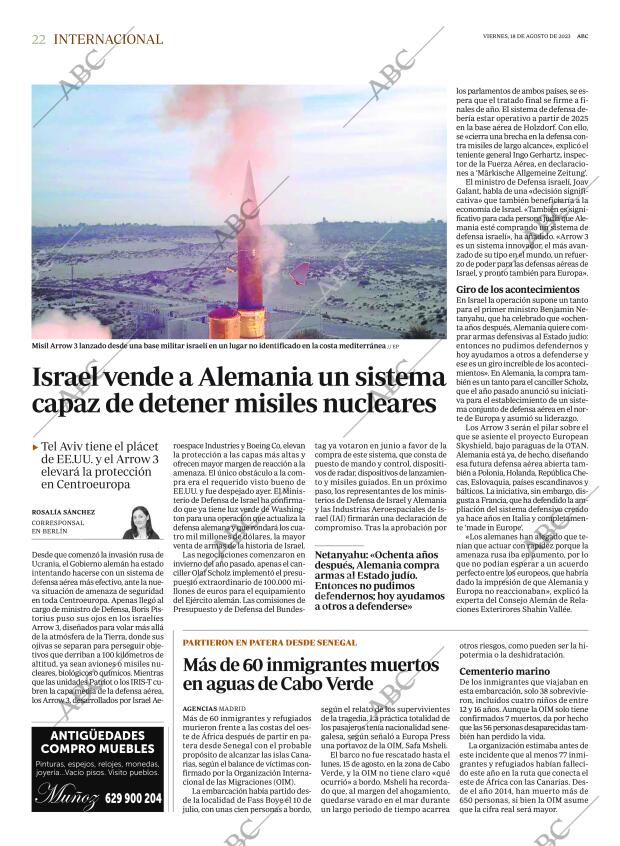 ABC MADRID 18-08-2023 página 22