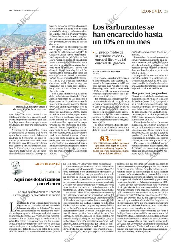 ABC MADRID 18-08-2023 página 25