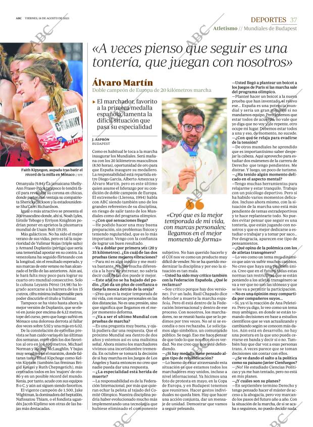 ABC MADRID 18-08-2023 página 37