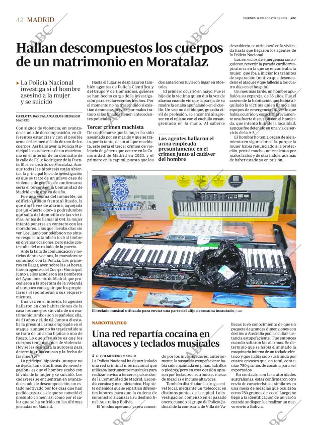 ABC MADRID 18-08-2023 página 42