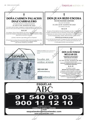 ABC MADRID 18-08-2023 página 47