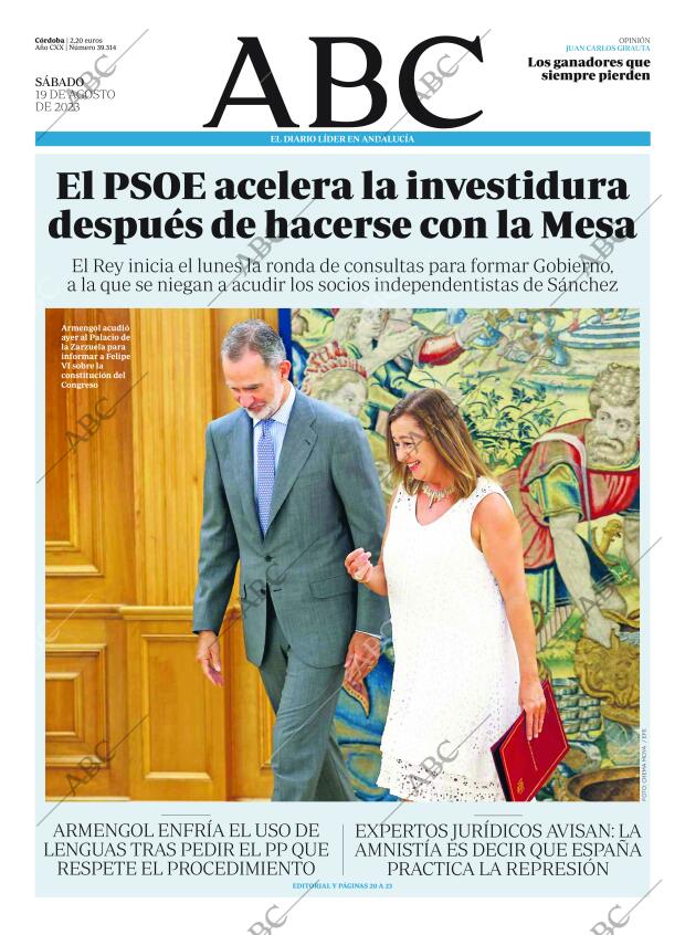 ABC CORDOBA 19-08-2023 página 1