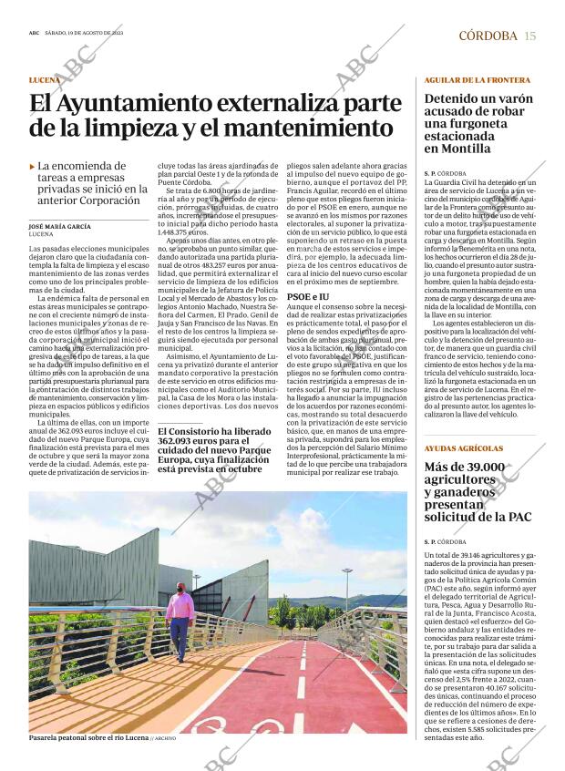 ABC CORDOBA 19-08-2023 página 15