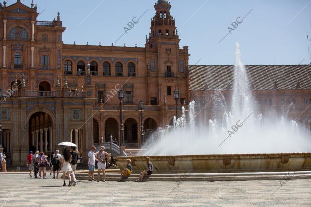 Ola de calor en Sevilla