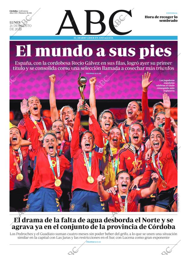 ABC CORDOBA 21-08-2023 página 1