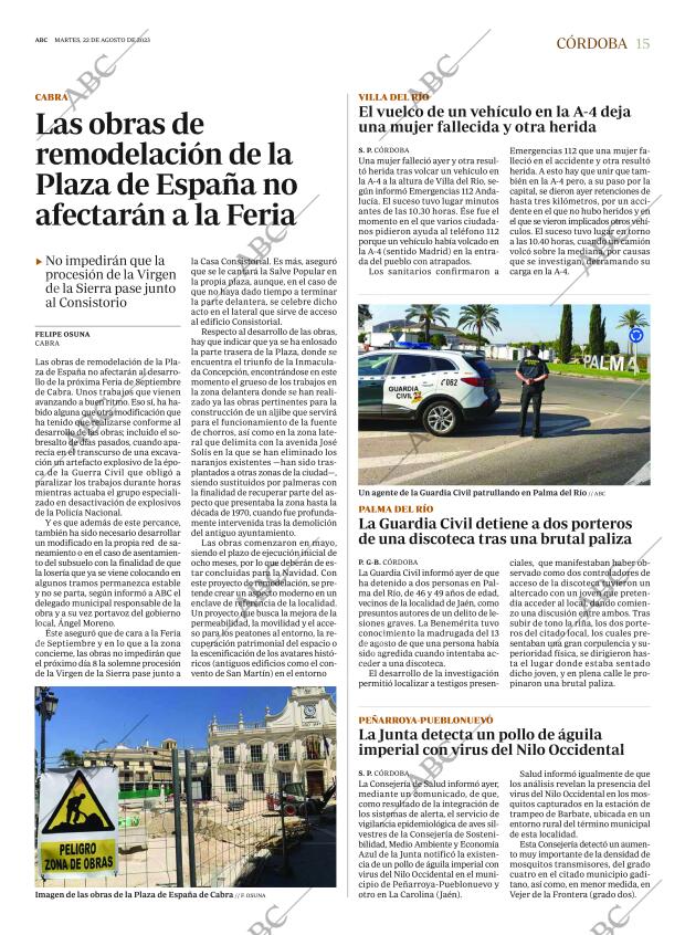 ABC CORDOBA 22-08-2023 página 15