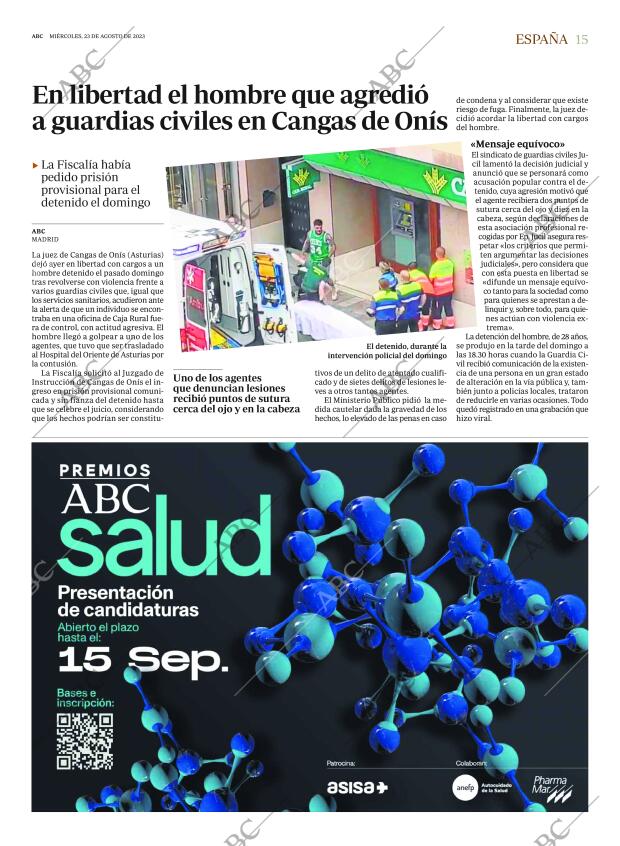ABC MADRID 23-08-2023 página 15