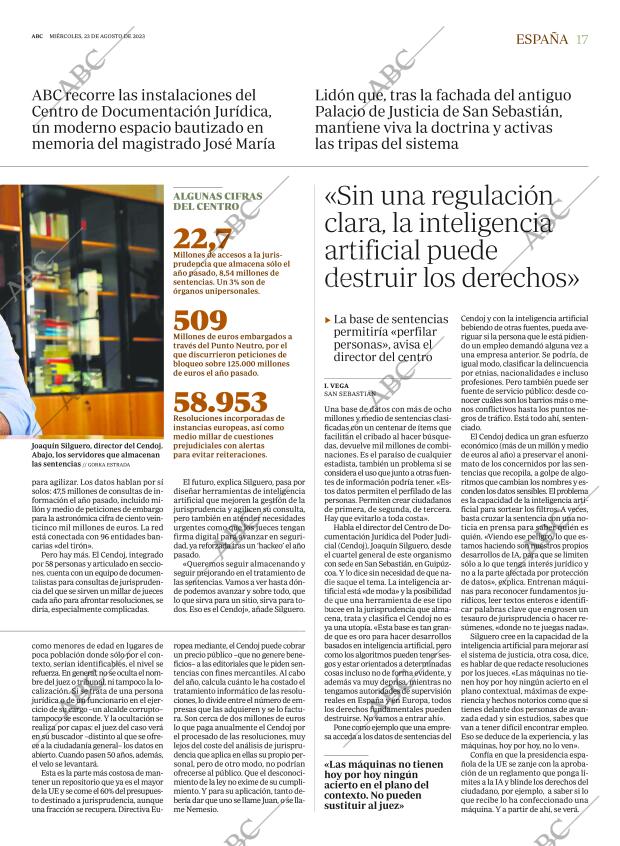 ABC MADRID 23-08-2023 página 17