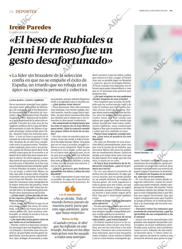 ABC MADRID 23-08-2023 página 34