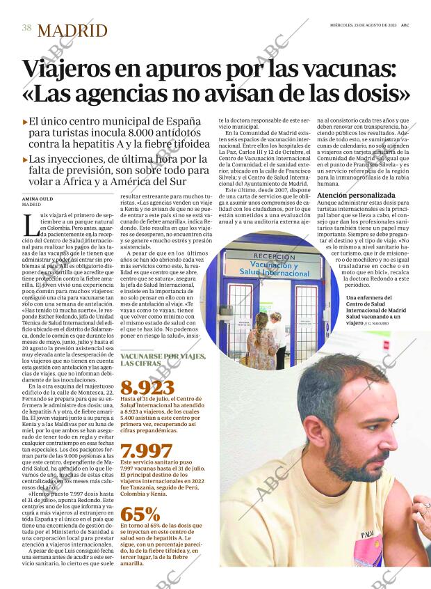 ABC MADRID 23-08-2023 página 38