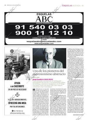 ABC MADRID 23-08-2023 página 45