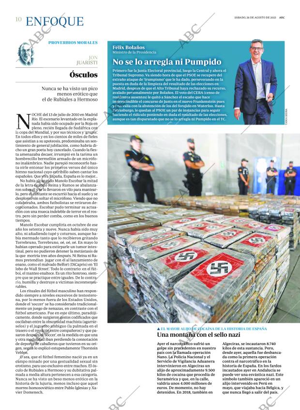 ABC MADRID 26-08-2023 página 10