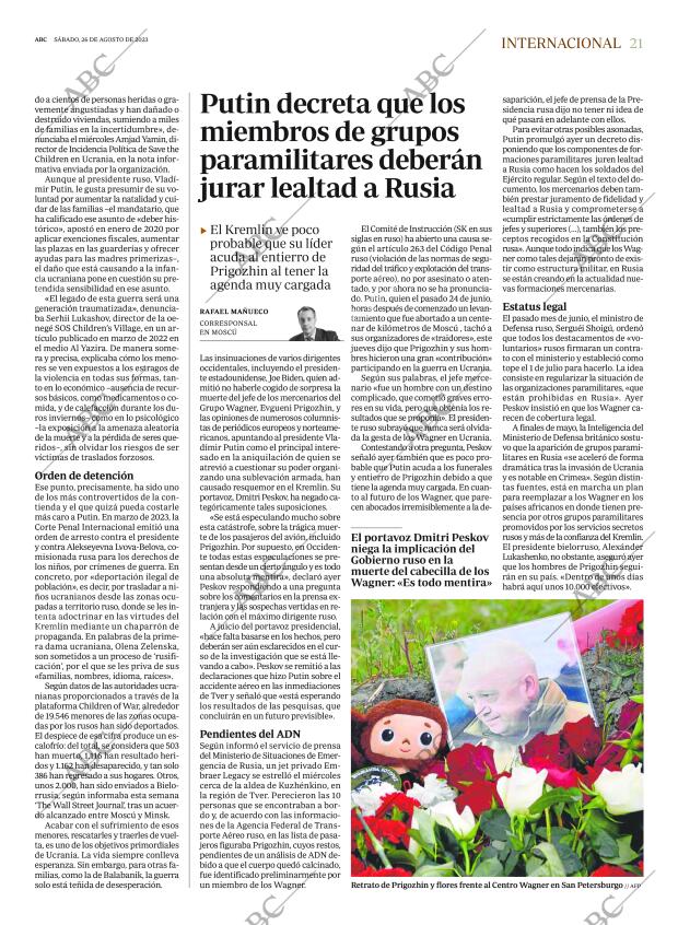 ABC MADRID 26-08-2023 página 21