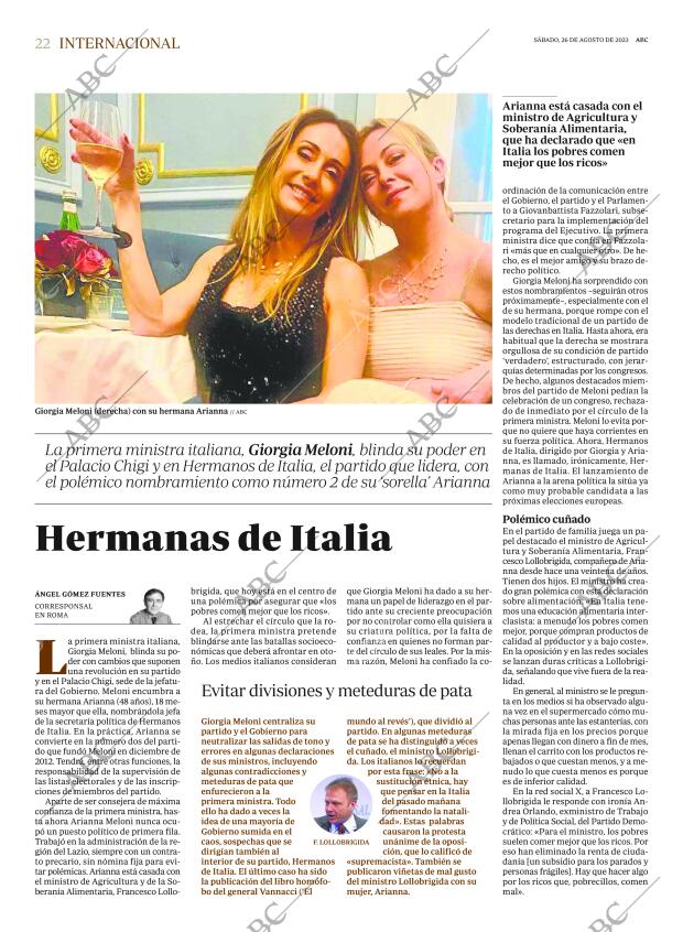 ABC MADRID 26-08-2023 página 22