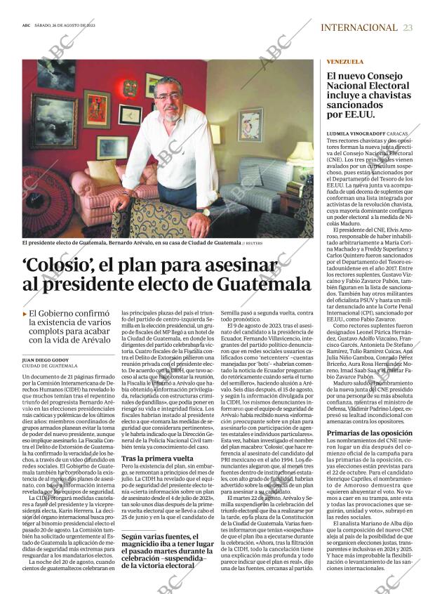 ABC MADRID 26-08-2023 página 23