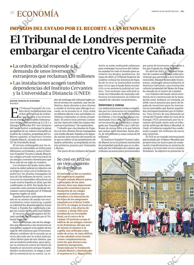 ABC MADRID 26-08-2023 página 26