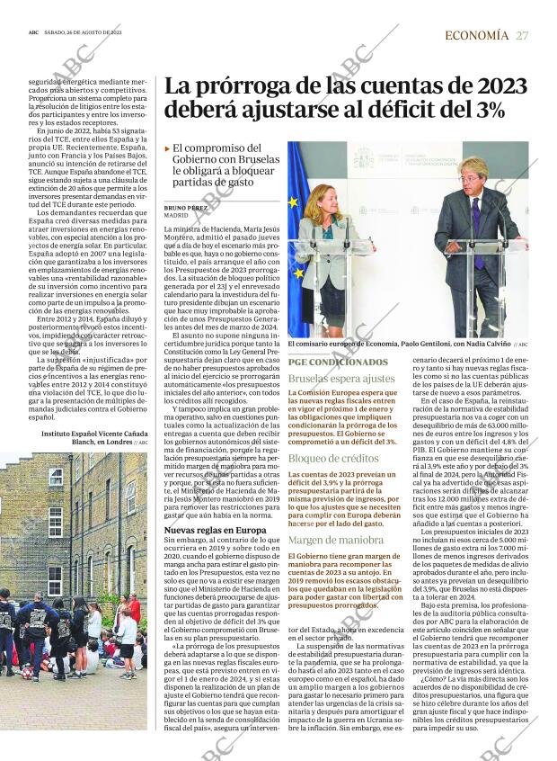 ABC MADRID 26-08-2023 página 27