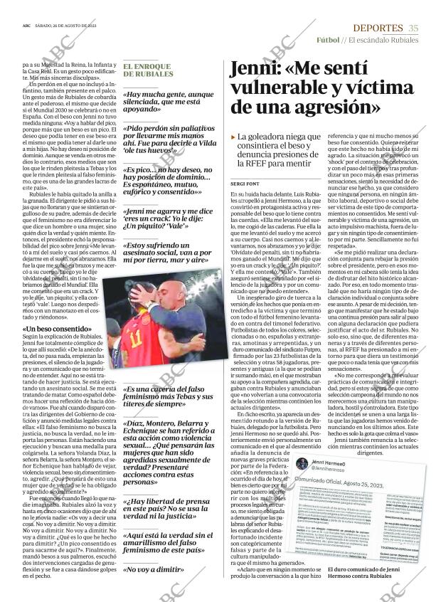 ABC MADRID 26-08-2023 página 35