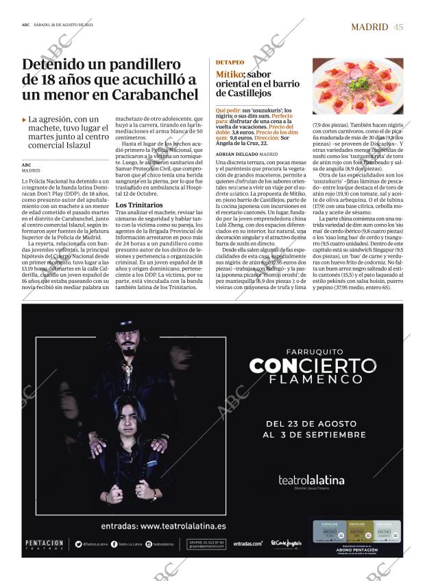 ABC MADRID 26-08-2023 página 45