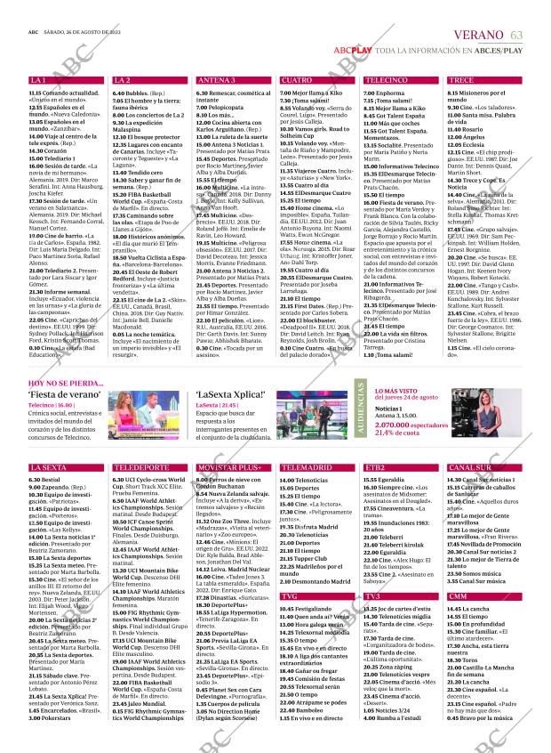 ABC MADRID 26-08-2023 página 63